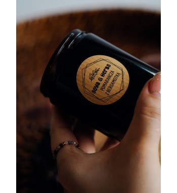 Świeca zapachowa Pomarańcza z bergamotka 180ml