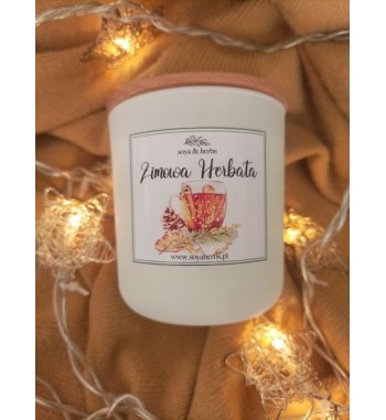 Świeca świąteczna zapachowa Zimowa Herbata 280ml
