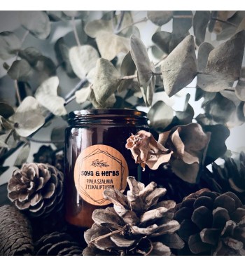 Świeca zapachowa Drzewo sandałowe z mandarynką 180ml