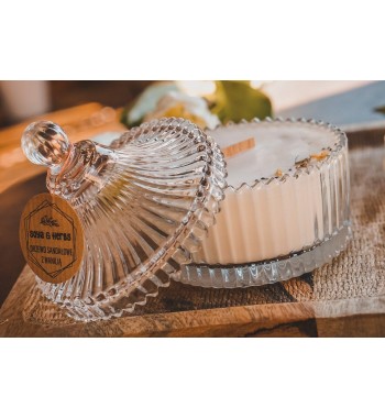 Świeca zapachowa Drzewo sandałowe z mandarynką 250ml